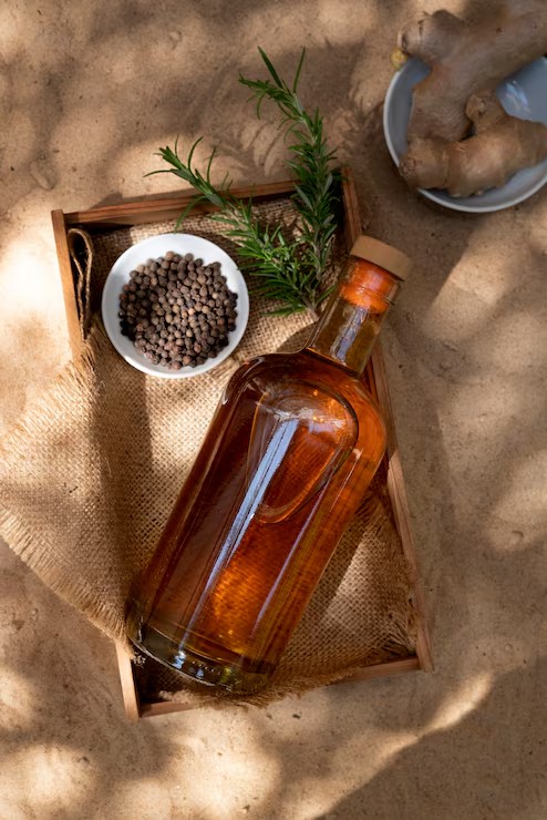 Zázvorový sirup s rozmarínom